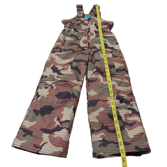 Pulse Snow Cargo Bibs Toddlers 4T Green Brown Camo Insulated Winter Outdoor - Picture 11 of 11